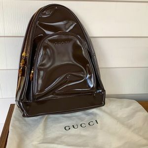 Vintage Gucci backpack.